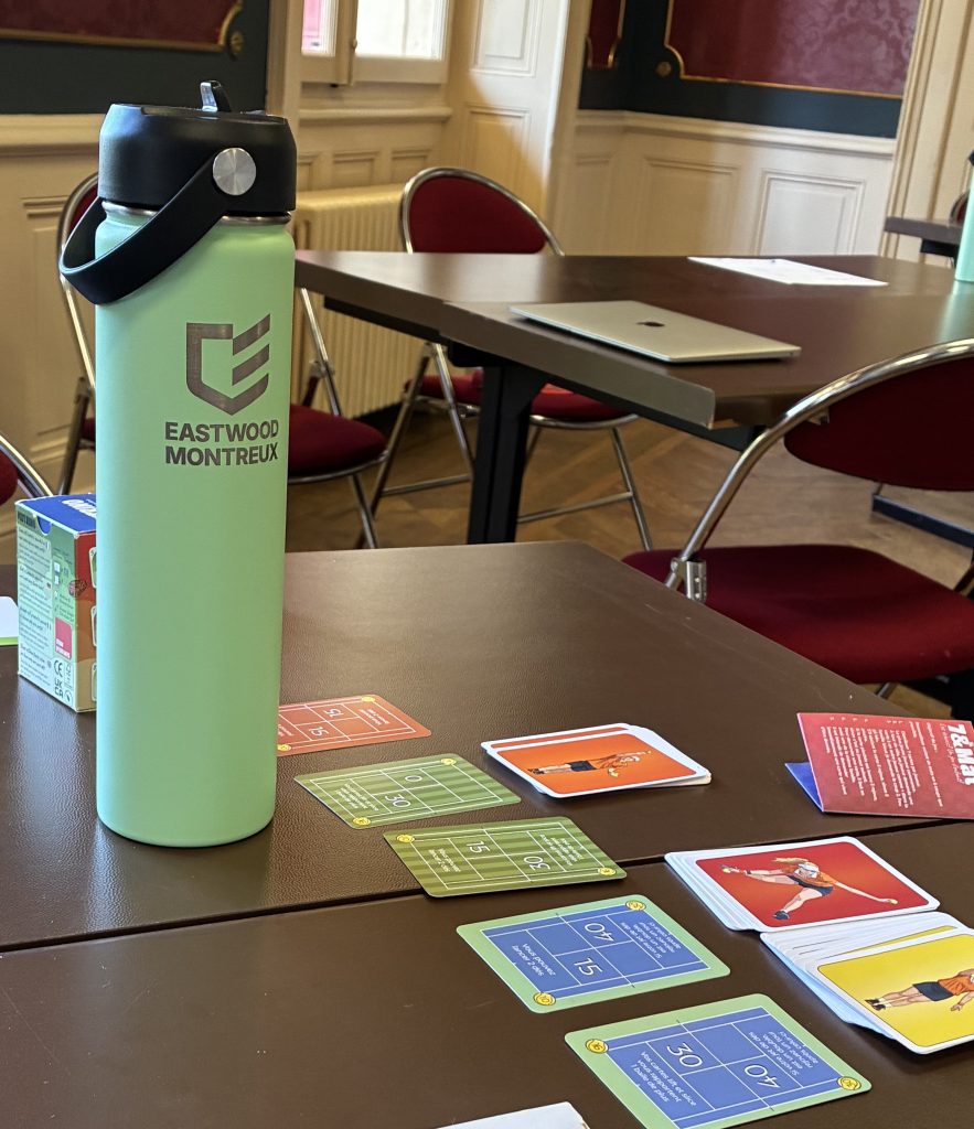 Set & Match, one of three card games developed by Matthias, Impact Coach.